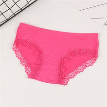Load image into Gallery viewer, 2019 New arrival Fashion Sexy Shorts Lace Modal Panties Soft Ladies Sexy Low Waist Intimates For Women